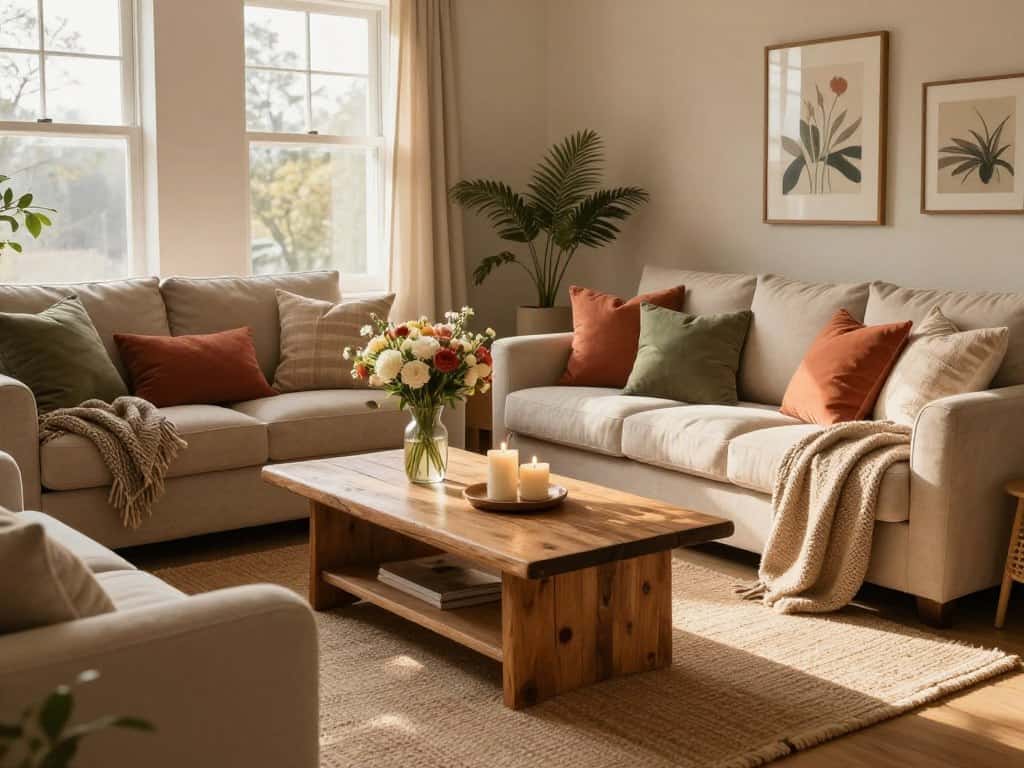 Farbe macht Wohnzimmer gemütlich