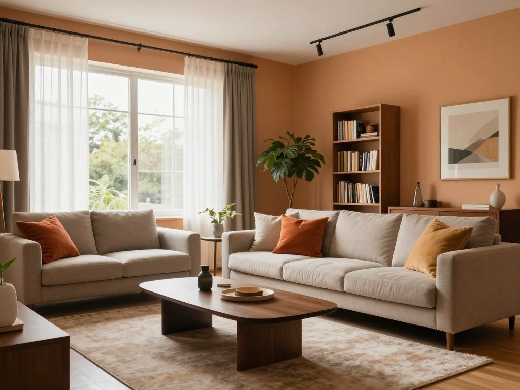 Farbkonzept Wohnzimmer - Auswahl der Basisfarbe