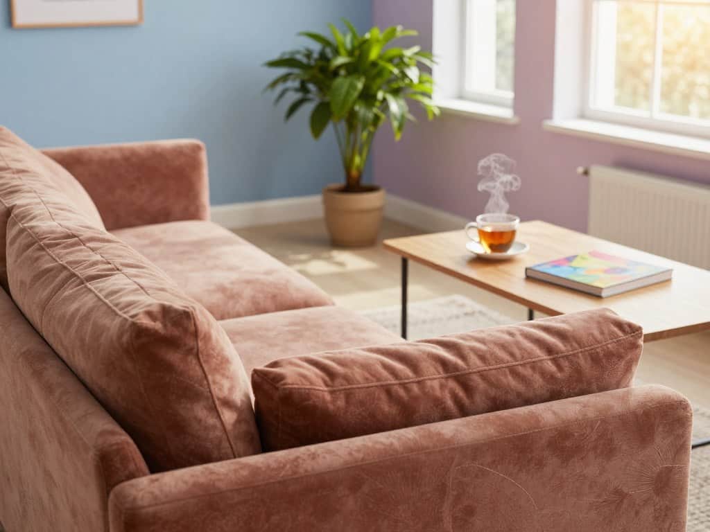 psychologische Wirkung von Farben im Wohnzimmer