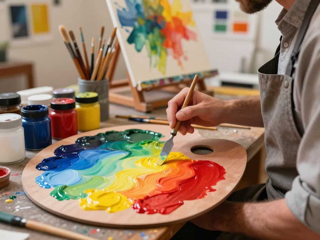 Du betrachtest gerade Wie Farben richtig gemischt werden