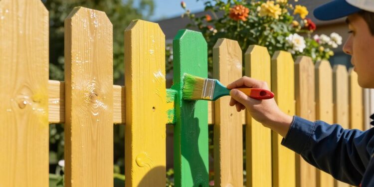 UV-beständige Farbe für außen