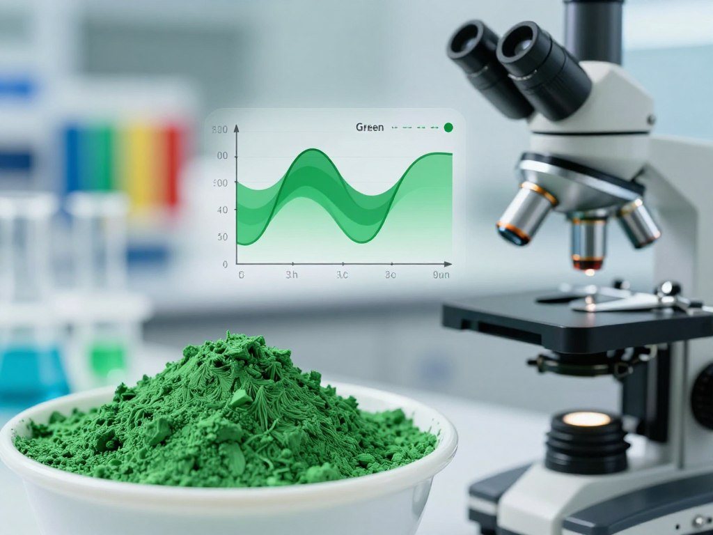 Wissenschaftlicher Blick auf die Farbe Grün
