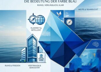 Blau in der Farbenlehre: Bedeutung, Wirkung und Einsatz