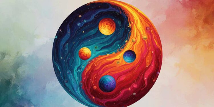 Yin und Yang: Farben im Gleichgewicht