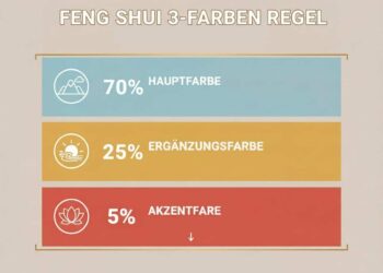 Die 3-Farben-Regel im Feng Shui erklärt