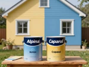 Mehr über den Artikel erfahren Alpina vs. Caparol Außenfarbe – Vergleich