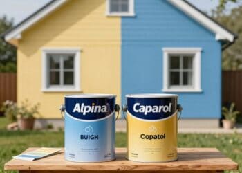 Alpina vs. Caparol Außenfarbe