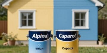 Alpina vs. Caparol Außenfarbe