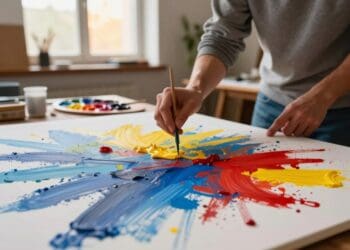 Farbe als Gestaltungsmittel in der bildenden Kunst