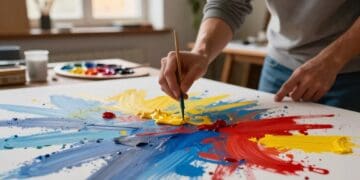 Farbe als Gestaltungsmittel in der bildenden Kunst