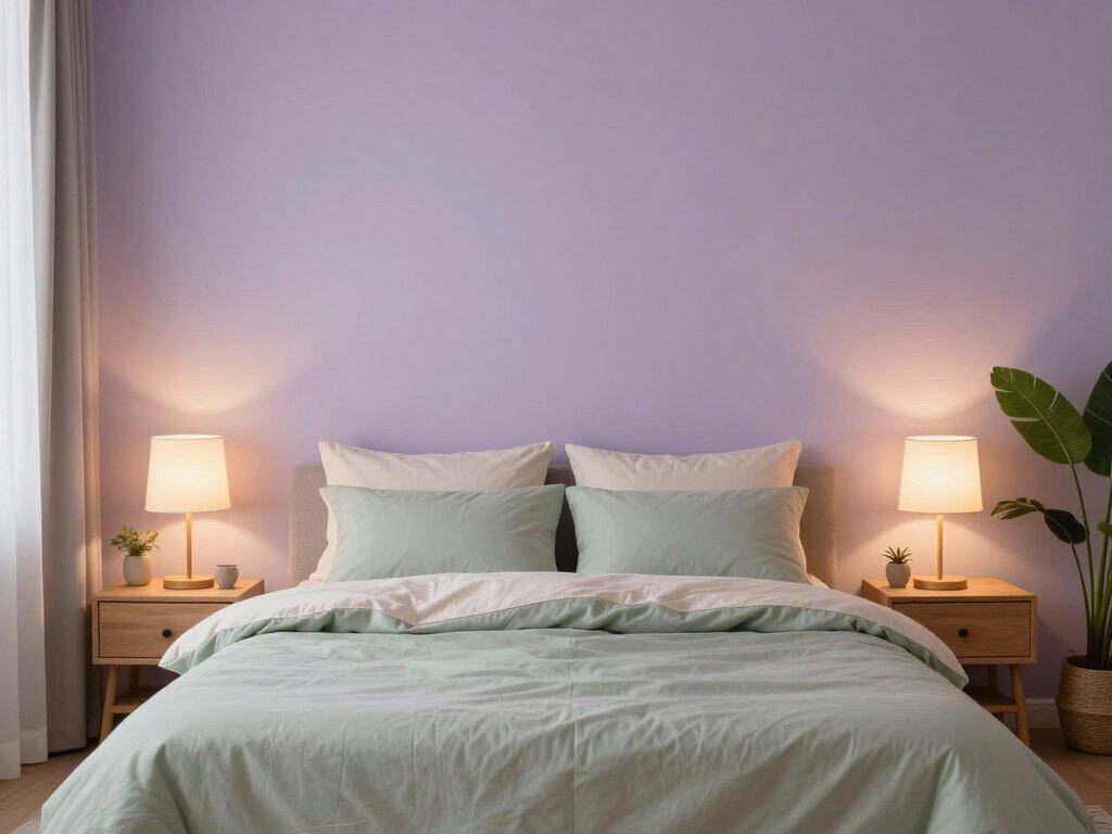Farbe im Schlafzimmer für Feng Shui
