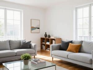 Mehr über den Artikel erfahren Weiße Wände im Wohnzimmer – langweilig oder zeitlos?
