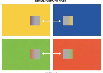 Simultankontrast und seine Wirkung