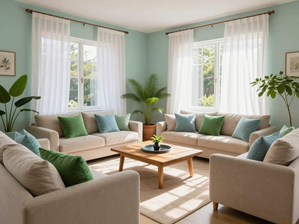 Farben im Wohnzimmer nach Feng Shui
