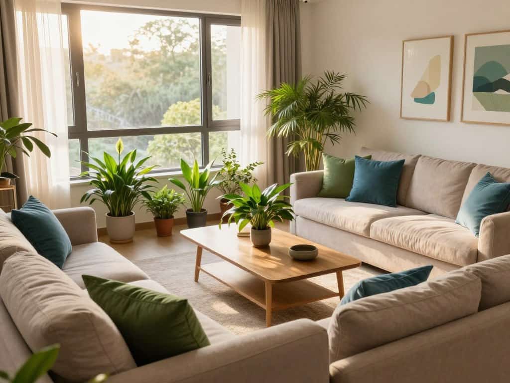Farben im Wohnzimmer nach Feng Shui