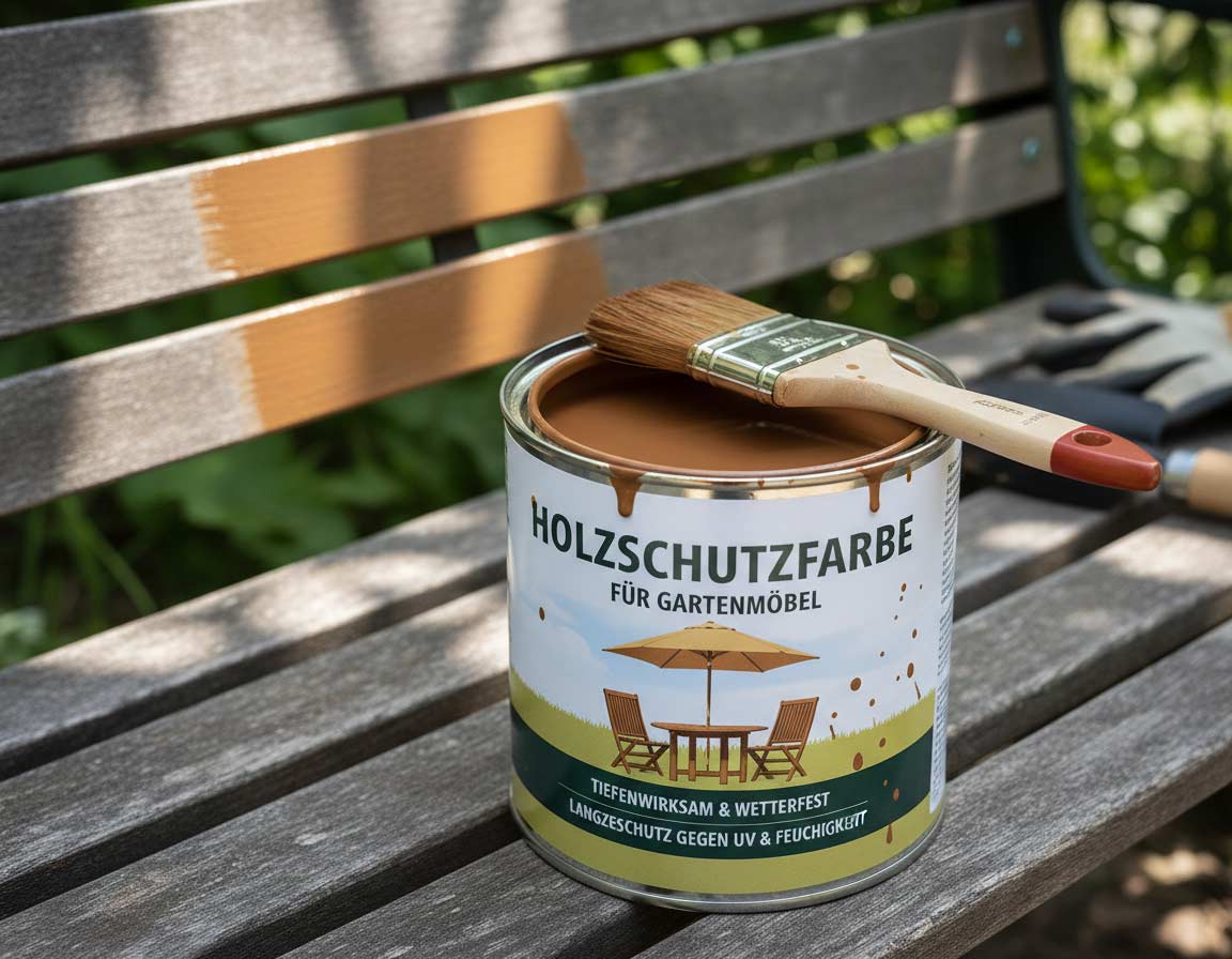 Holzschutzfarben für Garten und Terrasse