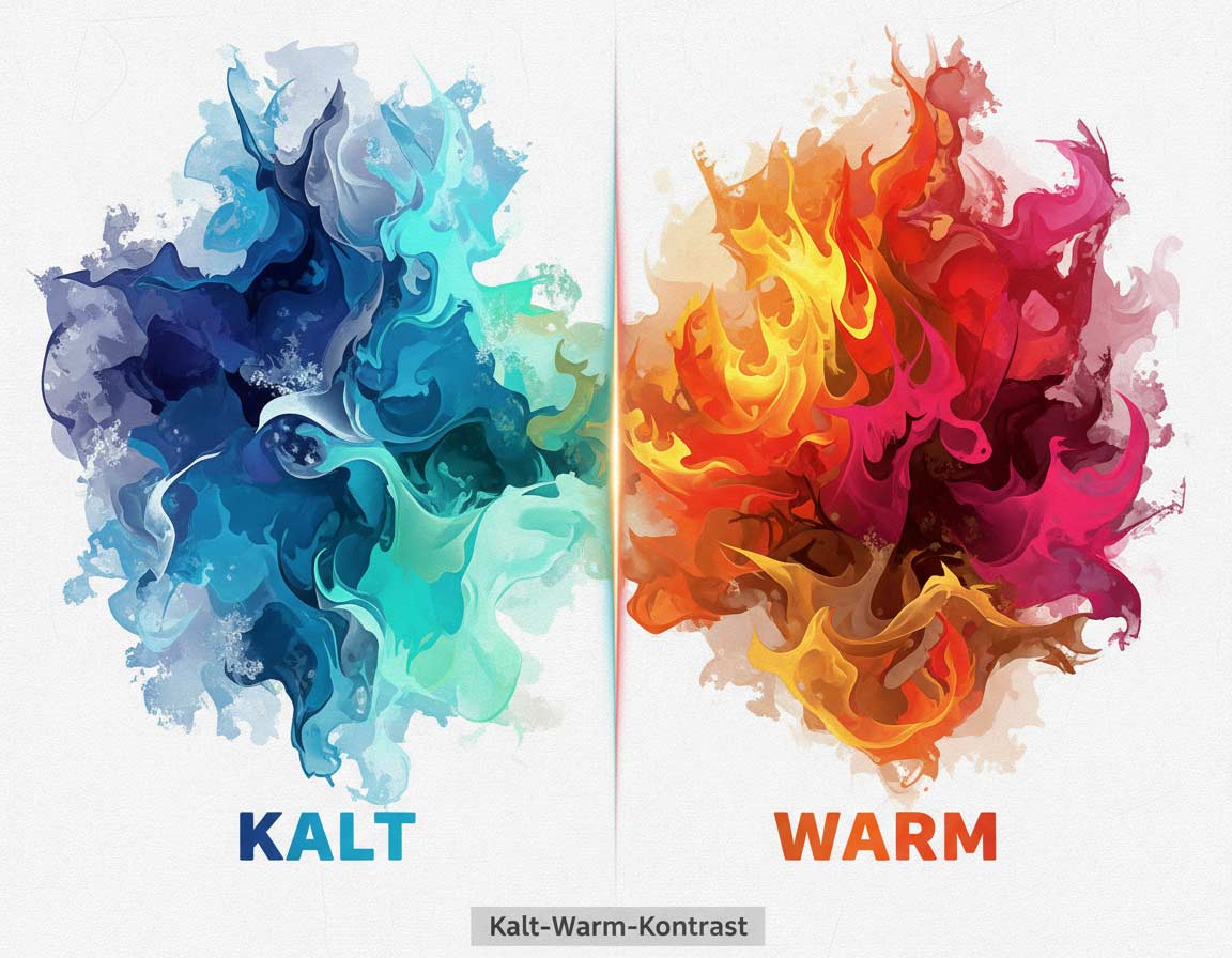 Kalt-Warm-Kontrast in der Farbenlehre Kalt-Warm-Kontrast in der Farbenlehre