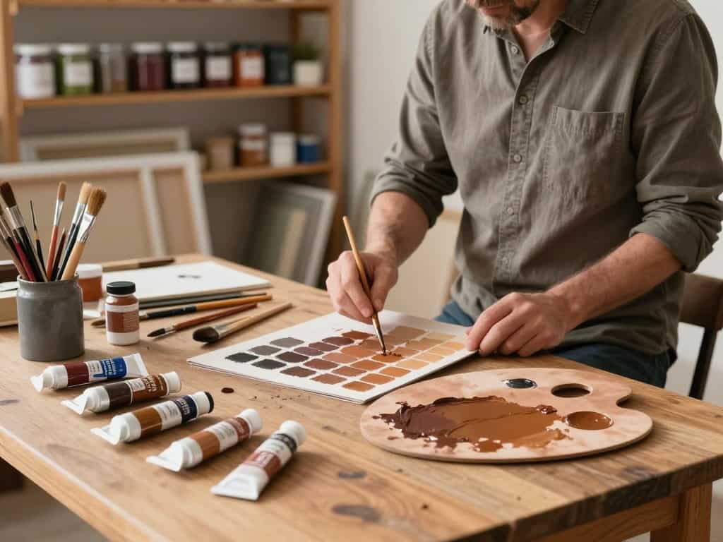 Braun mischen Farben