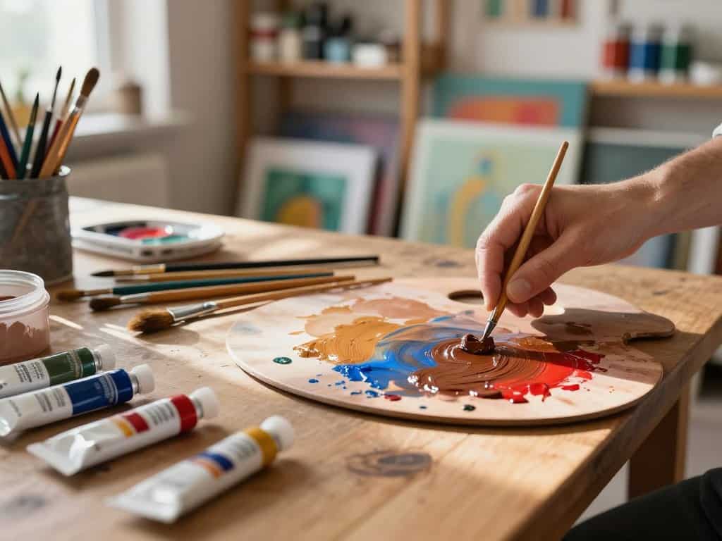 Braun mischen Farben