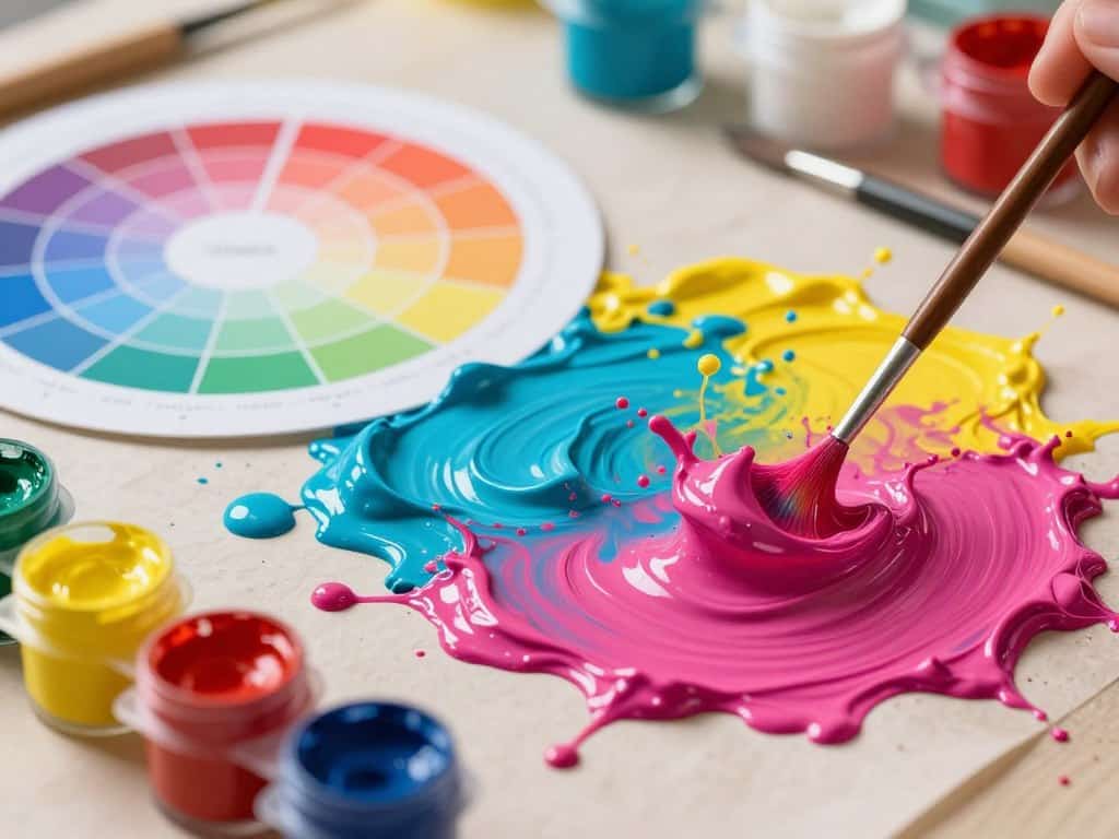 Subtraktive Farbmischung Prinzipien CMYK